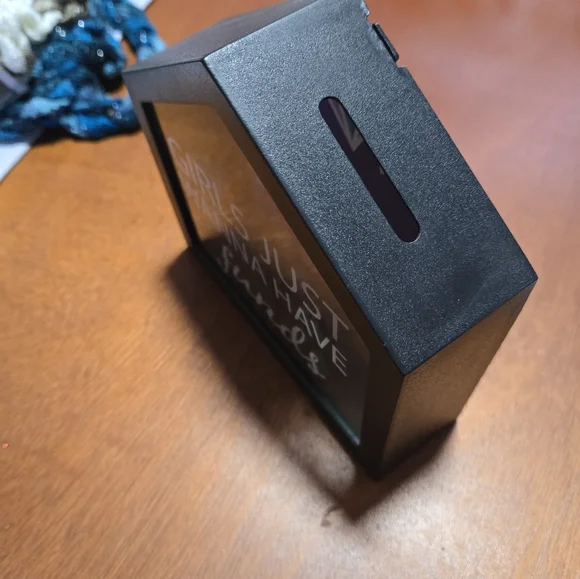 Black bank shadow Box with Fun Quote - Picture 3 of 4